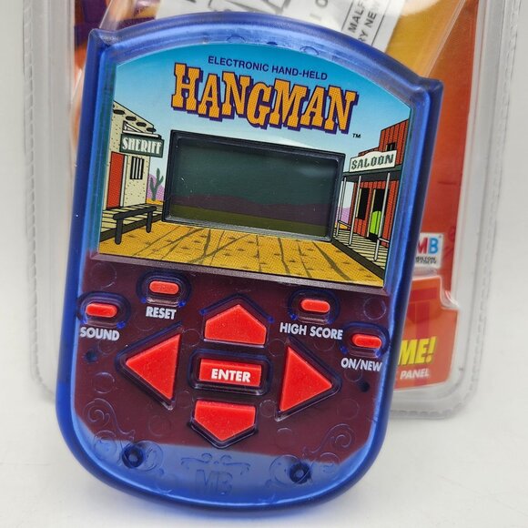 Milton Bradley HANGMAN Electronic Handheld Game Hasbro - Picture 3 of 5